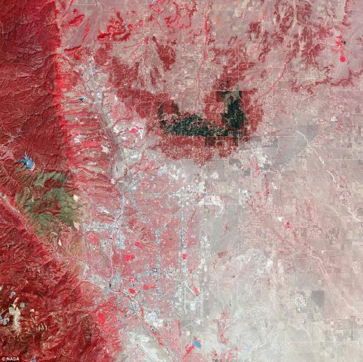 미 오클라호마 무어 토네이도 피해 지역의 모습.