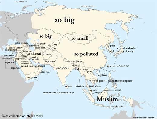 국가별 이미지 지도