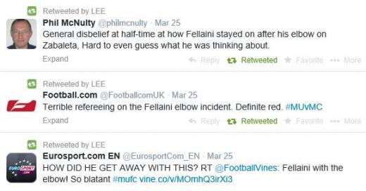 해당 장면이 레드카드라고 지적하고 있는 현지 전문가 및 스포츠 매체들.