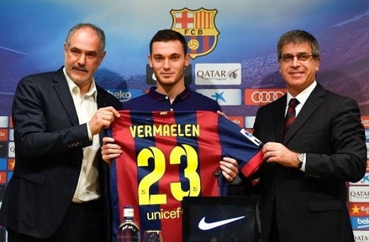 베르마엘렌, 바르셀로나 공식 입단...등번호 ‘23’