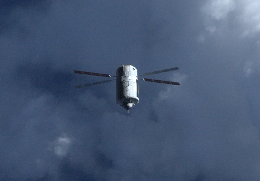 ISS와 도킹을 위해 비행 중인 ATV-5(알렉산더 게르스트 트위터) ISS와 도킹을 위해 비행 중인 ATV-5(알렉산더 게르스트 트위터)