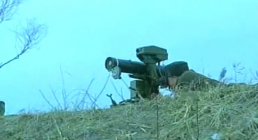 북한군의 AT-4 대전차 미사일