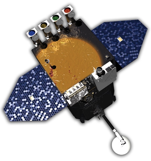 나사의 태양활동관측위성(SDO)의 모습