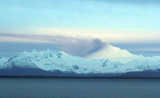지난 14일 촬영된 파블로프 화산