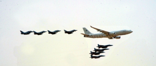 A330 MRTT 공중급유기와 F-15S, 유로파이터 타이푼 등 최고가 항공기들로만 구성된 사우디아라비아 공군