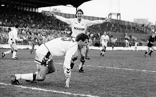 1990년, 토트넘의 첼시 원정 승리 당시 장면