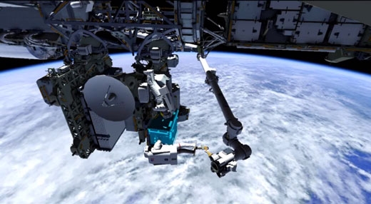 크리스마스이브에 암모니아 탱크 수리. 지난해 38차 원정대는 크리스마스이브에 ISS를 수리해야만 했다.