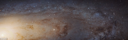 안드로메다 초고화질 이미지 일부