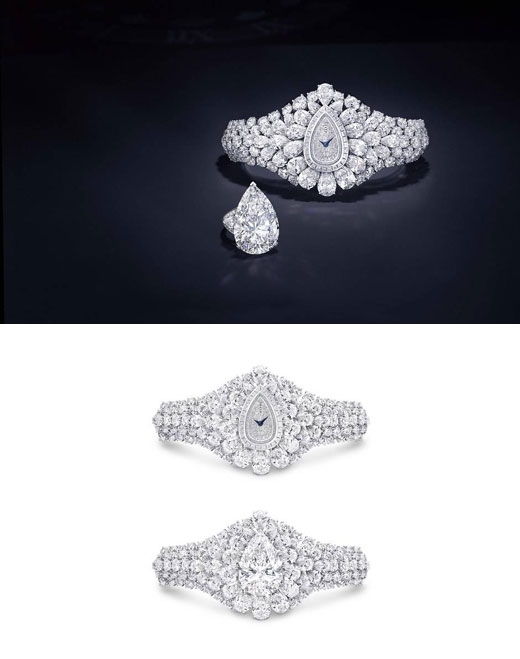 세계서 가장 비싼 변신 시계 ‘매혹’은 시계와 반지로 나누거나 합쳐서 팔찌로도 착용할 수 있다.