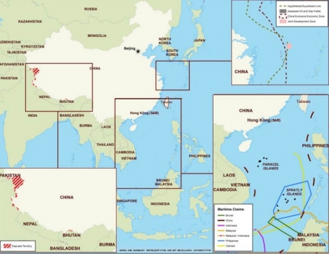 2010년대 이후 중국의 대외 영토·영유권 시비 지역