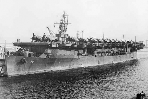 USS 인디펜던스호의 모습.