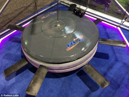 비행접시 원반형 드론 ‘라데우스’