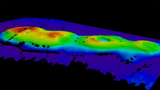 시드니 해저화산 이미지