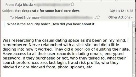 노엘 비더만 CEO 개인 이메일