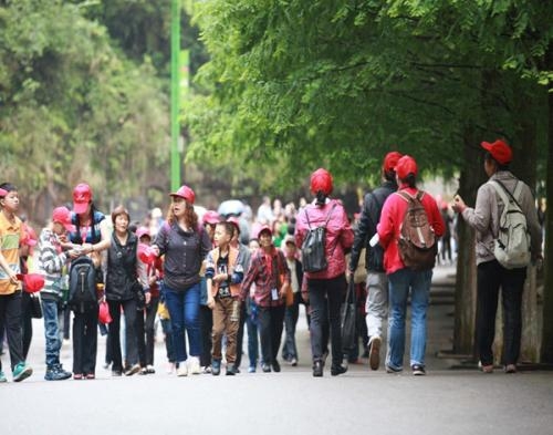 중국 단체 관광객