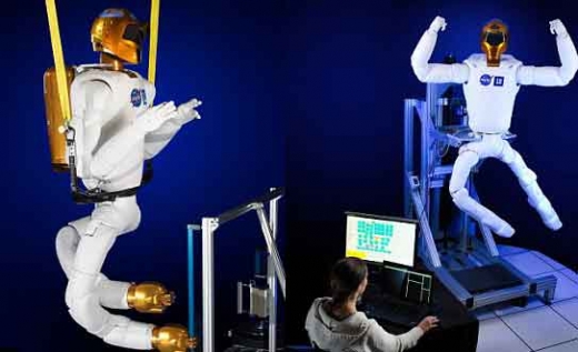 NASA가 개발한 우주탐사 로봇 Robonaut 시리즈 . 인간의 모습을 딴 휴머노이드(humanoid)로 현재 ISS에서 임무를 수행중이다.