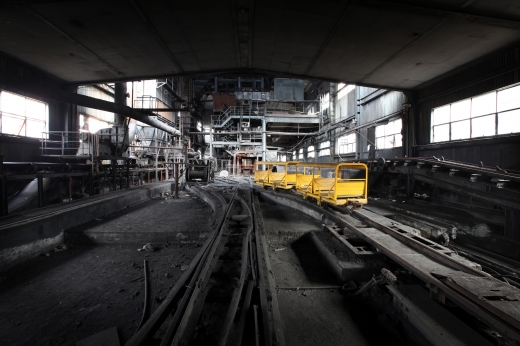 조차장(操車場)에 멈춰선 탄차(炭車). 세월의 깊이가 빈틈없을 정도로 깊다. (사진=삼탄아트마인 제공)