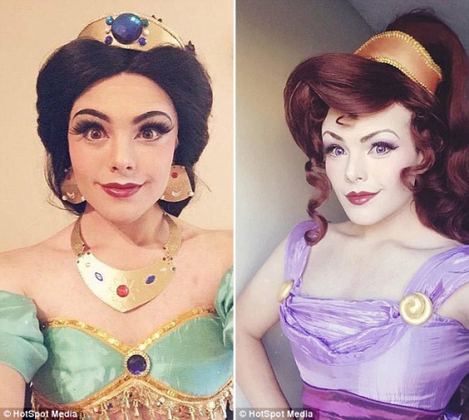 자스민 공주(왼쪽), 헤라클레스의 메가라