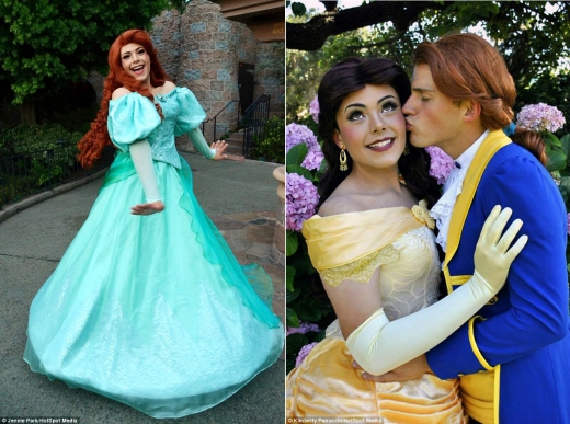 아리엘(왼쪽), 미녀와 야수의 벨