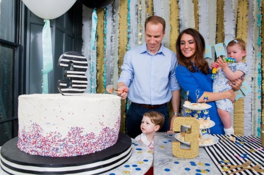 조지왕자 3번째 생일