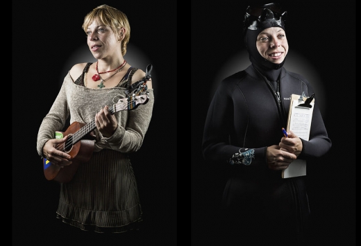 허니=그녀는 폭력적인 남편 때문에 집에서 도망쳐 나왔다. 그녀는 차가 있어 거기에서 잤었지만 차는 파손됐고 경찰이 차를 가져가 그녀는 공원에서 자고 있다. 그녀는 스스로 우쿨렐레를 연주하는 방법을 터득했으며 숟가락으로 노래하는 방법을 알고 있다. 그녀는 달콤한 목소리를 같고 있어 허니로 불린다. 그녀는 작가가 사진을 찍은 호텔에서 처음 공연을 했다.