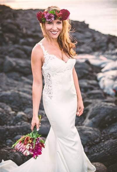 청각장애를 갖고 있는 신부 로렌. (사진=제나 리)