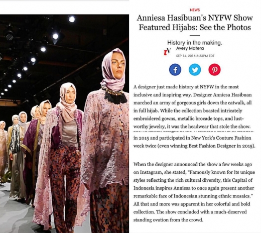 미국 패션전문지들도 하시부안의 성공적인 뉴욕 패션위크 입성을 앞다퉈 보도했다. (사진=하시부안 인스타그램)