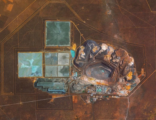 세계 최고가 다이아몬드가 자주 채굴되는 아프리카 남부 보츠와나공화국에 있는 주아넹 광산　