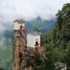 中 ‘세계 가장 험준한 집’…500년 역사의 탑운산관