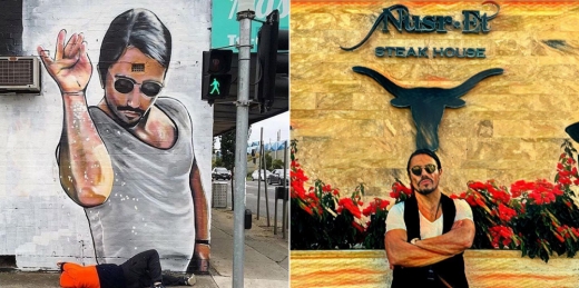 어떤 건물 벽에는 그의 모습이 그라피티로 그려져 있으며, 한 팬은 헌정 그림을 그려 공유하기도 했다.