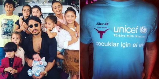 그는 신의 성공에 원동력이 돼준 것은 바로 사랑하는 가족 덕분이라고 말한다. 그의 매장은 유니세프의 후원사이기도 하다.