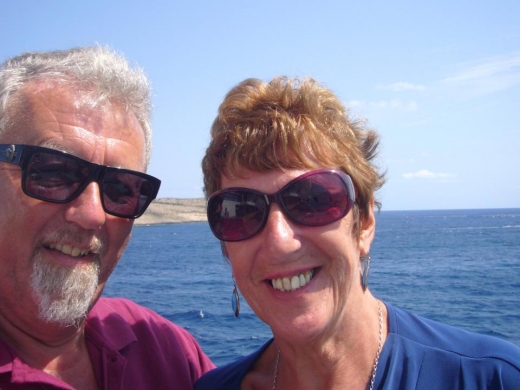 아내 일레인이 치매로 투병하기 전 함께 찍은 사진. (사진=더썬)