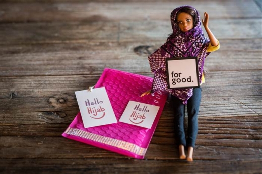 히잡을 쓴 인형. (사진=투데이닷컴)