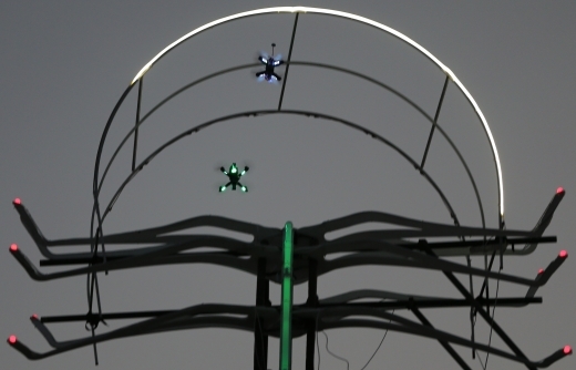 드론레이싱대회 현장