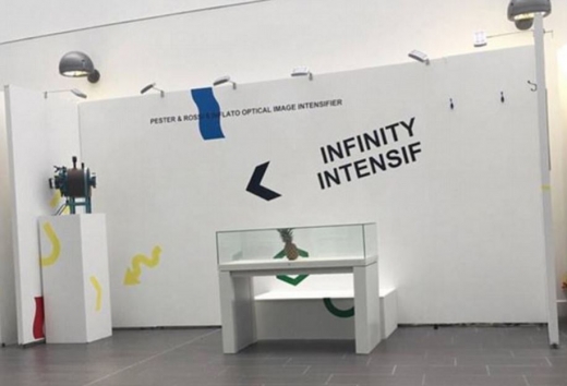 작품이 된 파인애플이 아트 전시회의 한 부분을 차지하고 있다. (사진=데일리메일)