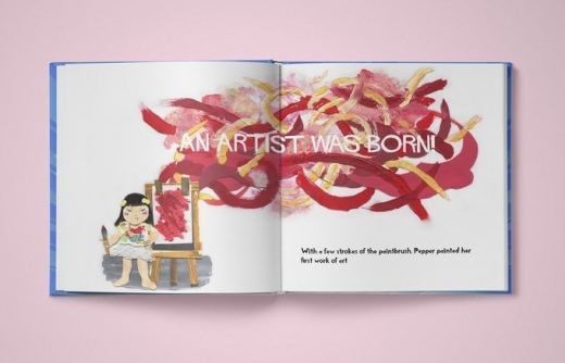 아빠가 딸을 위해 직접 쓴 동화 ‘페퍼 장’.