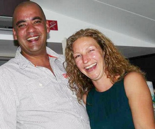 딘 곤살베스(왼쪽)와 그의 아내 프랭키