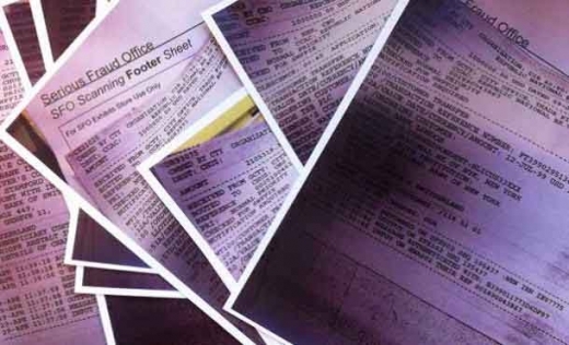 영국 수사관들이 언론에 제보한 사우디 왕실 비리사건 관련 서류. (사진=BBC 캡처)