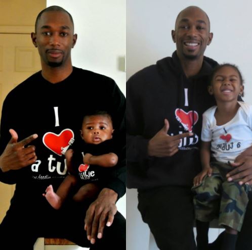 어렸을때부터 아들에 대한 아빠의 사랑은 남달랐다.