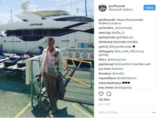 할아버지는 할머니에게 크루즈를 타게 해주겠다고 약속했다. (사진=메트로)