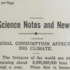 기후변화 위험성 경고하는 105년 전 신문 기사