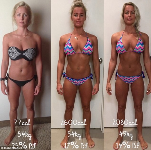 그녀는 탄수화물 섭취량을 늘려 건강한 생활 방식을 이끌어냈다.