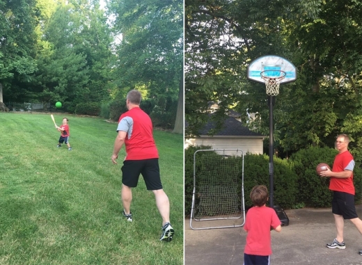 이제 딘 아저씨와 브라이언은 정원 일뿐만 아니라 캐치볼이나 농구 등을 하며 즐겁게 시간을 보내는 절친한 친구 사이가 됐다. - 몰리 크레이븐스/트위터