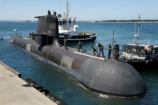 호주 해군에게는 악몽과도 같았던 콜린스급 잠수함.(사진=호주해군 제공)