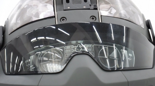 러시아가 공개한 첨단 군복의 헬멧 내부