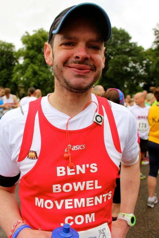 벤은 자신의 건강뿐 아니라 암 자선단체의 기금마련을 위해서도 마라톤을 완주했다. (사진=미러)