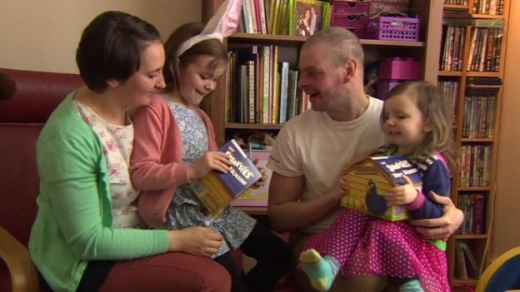 딸에게도 자상했던 아빠 벤은 38세의 나이로 세상을 떠났다. (사진=BBC)