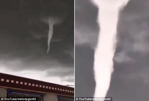 티베트 기상청 소속 두준 공보관은 이번 기상 현상은 용흡수가 아니라 용권풍이었다고 밝혔다.