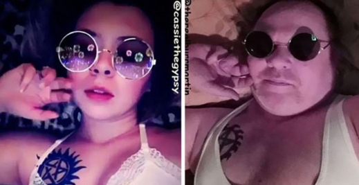 누워서 선글라스 끼고 프로페셔널한 포즈 짓기. (사진=인스타그램)