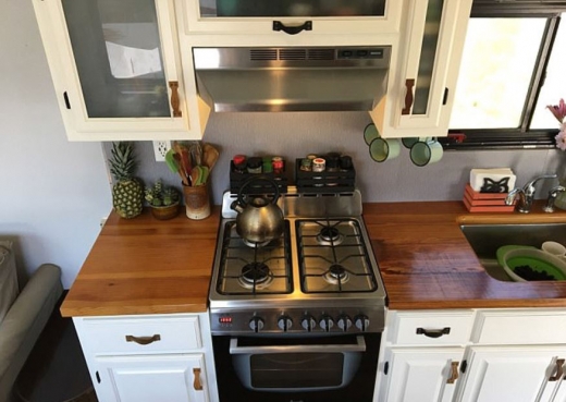 오븐까지 갖춘 주방. (사진=데일리메일 캡쳐)